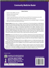 COMMUNITY MEDICINE BUSTER (AS PER THE COMPETENCY-BASED MEDICAL EDUCATION CURRICULUM (NMC) - Retail Maharaj