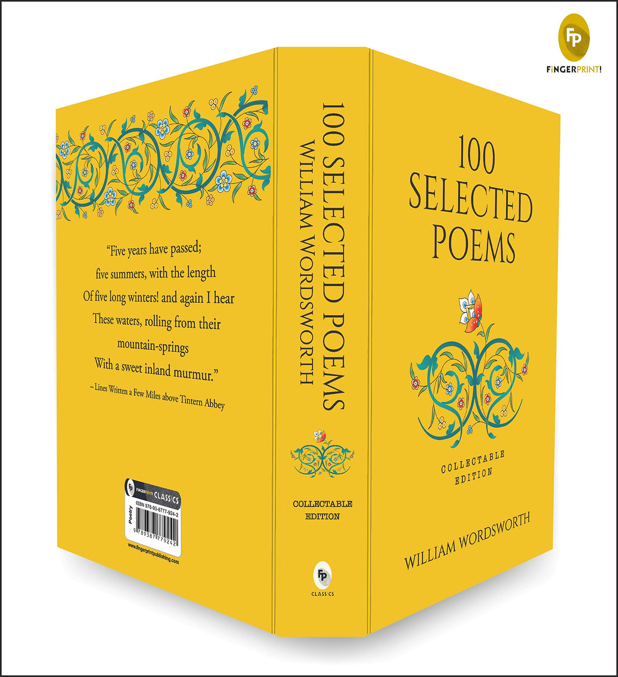 100 Selected Poems, William Wordsworth (Poetry) (Hardbound): Collectable Edition - Retail Maharaj