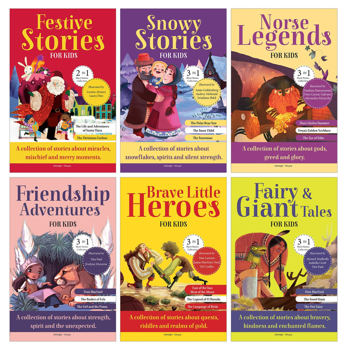A Collection of Stories about Friendship and Adventures (Pack of 6 books) Batch 2 - Retail Maharaj