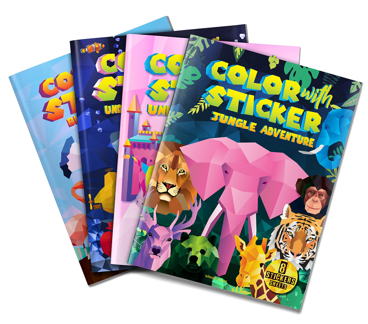 Color with Sticker - Jungle Adventure - Retail Maharaj