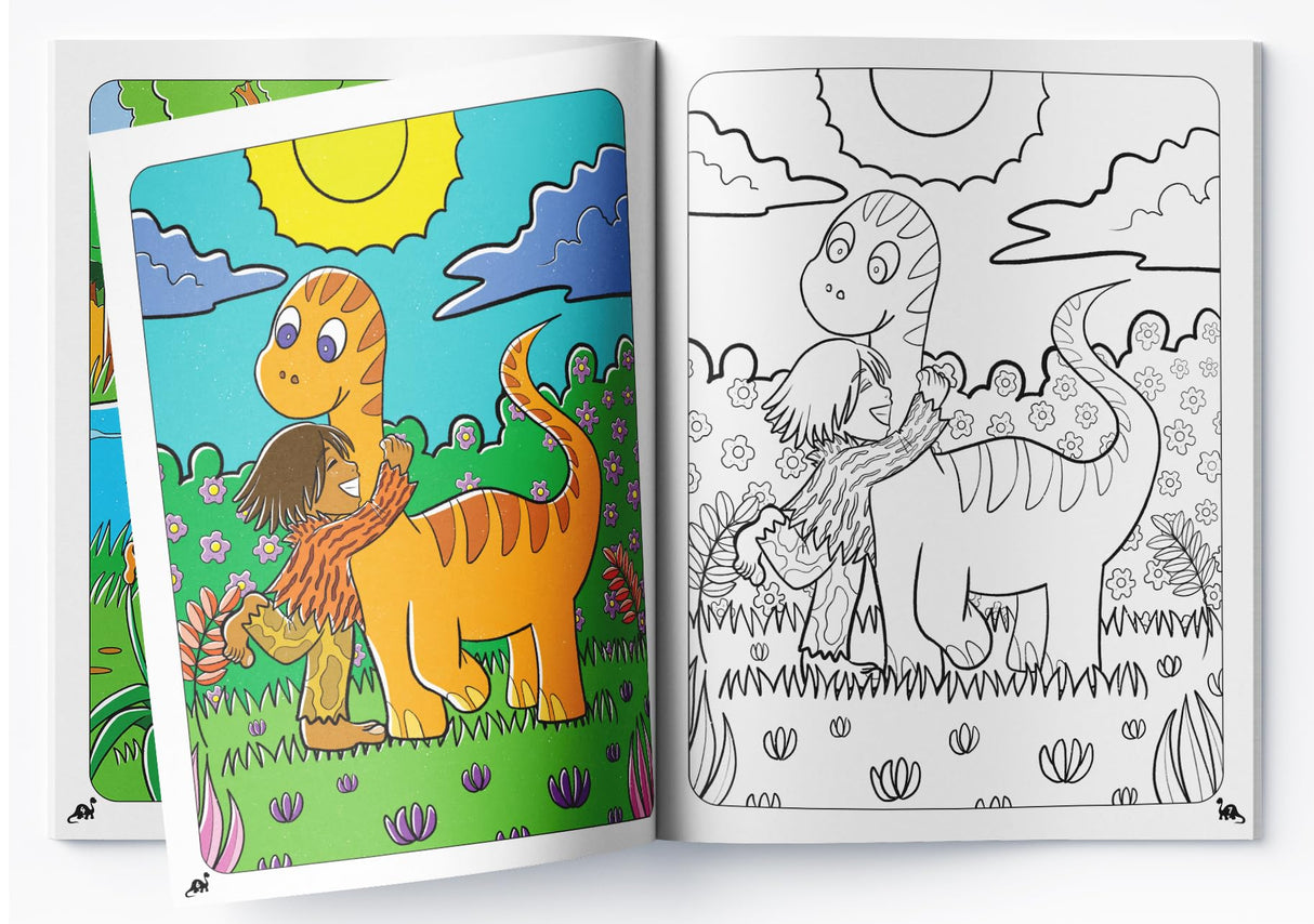 Little Dinosaur Copy Coloring Book For Kids - Retail Maharaj