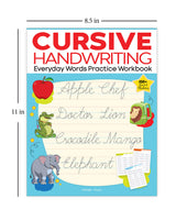 Cursive Handwriting Practice Workbook: Everyday Words | Level 2 | Ages 6–9 | Build Fluency and Confidence with Daily Writing Practice - Retail Maharaj