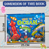 My First Amazing Pop up story Book - Under the Ocean with Bestime Fun and Colorful for Kids, Children and Toddlers - Ages 2+ Years - Retail Maharaj