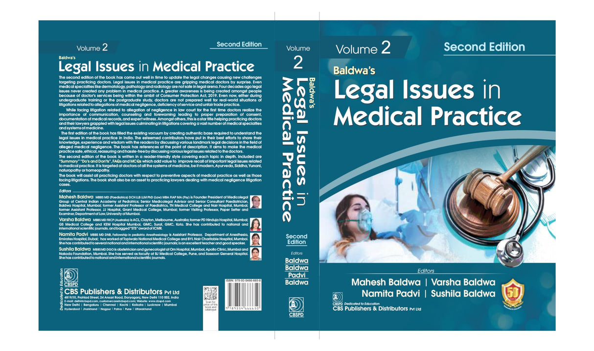 LEGAL ISSUES IN MEDICAL PRACTICE, 2/E, VOLUMES 1 AND 2 SET - 2024 - Retail Maharaj