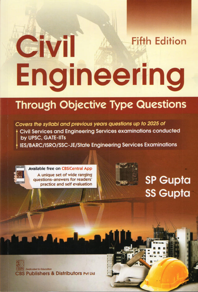 CIVIL ENGINEERING THROUGH OBJECTIVE TYPE QUESTIONS 5TH EDITION , 2026 - Retail Maharaj