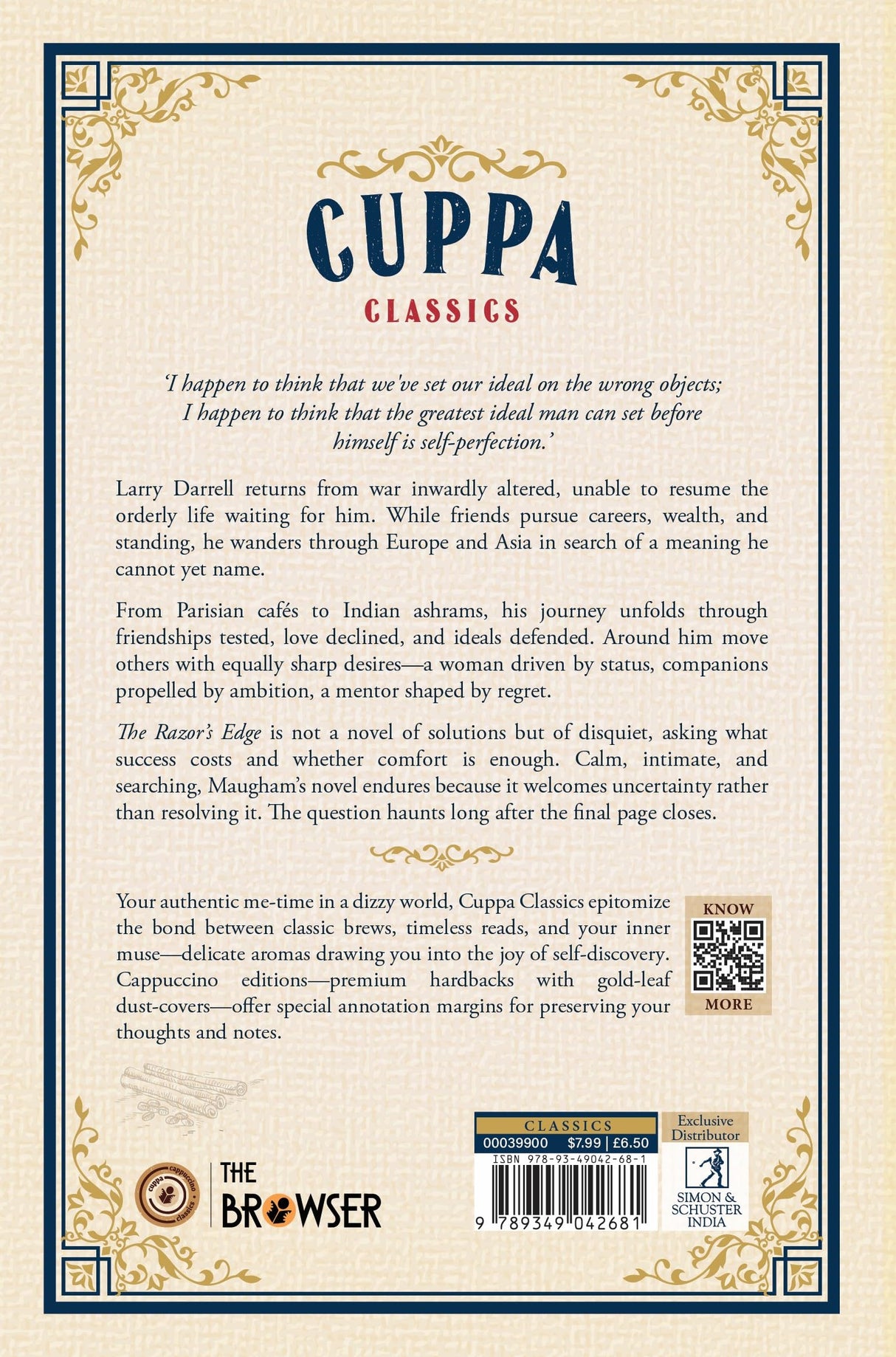 The Razor's Edge (Cuppa Classics) - Retail Maharaj