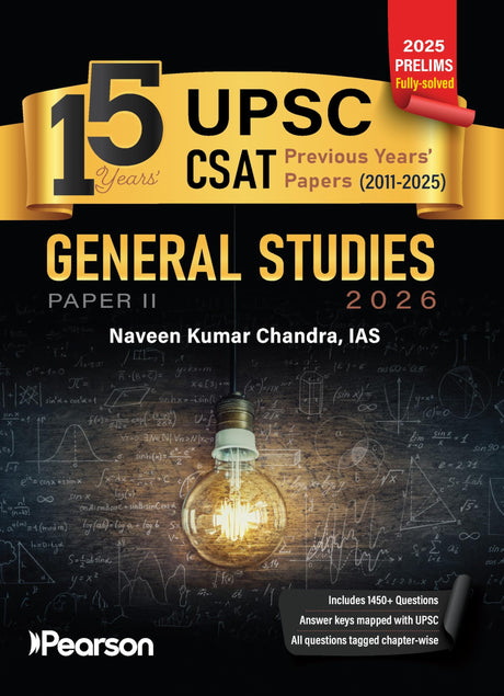 15 Years' UPSC CSAT Previous Years' Papers (2011-2025) General Studies Paper 2 2026 | 2025 Prelims fully solved paper | Includes Practice & Logical reasoning sets - Retail Maharaj