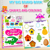 Hello Friend Books My Big Board Book of Shapes and Colours : Simple and Vibrant Illustrations to Increase the Knowledge of Your Little One - Retail Maharaj