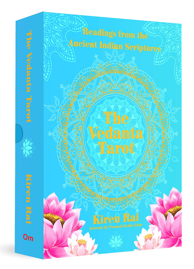 The Vedanta Tarot: Readings from the Ancient Indian Scriptures | Spiritual Journey with the Mystical Vedanta Tarot | Mystical Vedanta Tarot Deck & Guidebook – Include 22 Cards with 112 Book Pages - Retail Maharaj