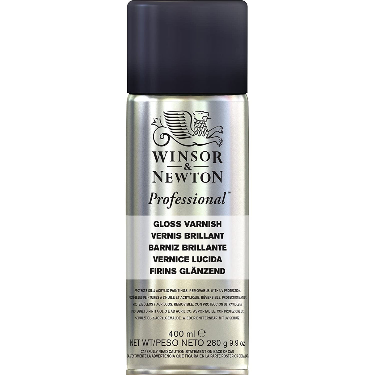 Winsor & Newton Artists Professional Gloss Varnish Spray for Oil, Alkyd & Acrylic Paintings 400ml - Retail Maharaj