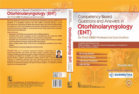 Competency Based Questions and Answers in Otorhinolaryngology (ENT) for Third MBBS Professional Examination - Retail Maharaj