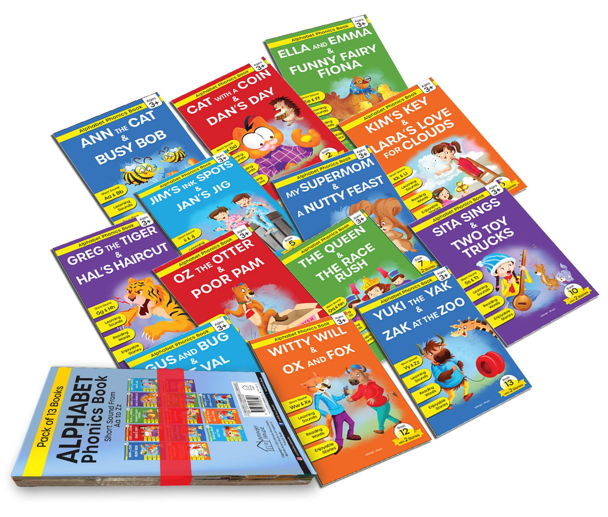 Alphabet Phonics - Pack of 13 books - Retail Maharaj