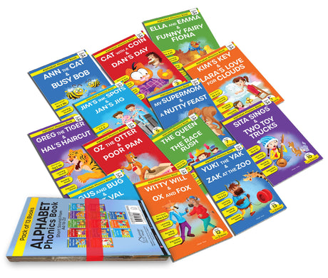 Alphabet Phonics - Pack of 13 books - Retail Maharaj