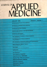 Journal Of Applied Medicine - Vol. 2 , No. 1 To 12 , January 1976 To December 1978 ( Set Of 12 Issues )