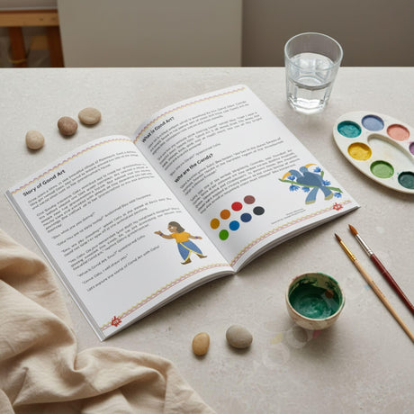 Rooftop Artventures of Gond - Elementary | PAPERBACK (Softcover) | Children's Drawing & Colouring Art Book | Elementary Gond Art Coloring Pages , ... Compositions: English (Artventures of Warli) - Retail Maharaj