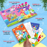 Let’s Colour the World of Unicorns: Activity & Colouring Book for Kids Ages 3–9 | Perfect Gift for Drawing, Painting & Creativity | Premium Paper Quality - Retail Maharaj