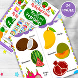 Hello Friend Books My Big Board Book of Fruits and Vegetables : Simple and Vibrant Illustrations to Increase the Knowledge of Your Little One - Retail Maharaj