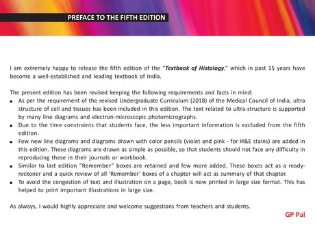 Textbook of Histology : 5/E [paperback] Pal [Jan 01, 2019]… - Retail Maharaj