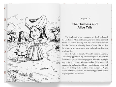 Alice in Wonderland: Illustrated Abridged Children Classics English Novel With Review Questions (Hardback) - Retail Maharaj