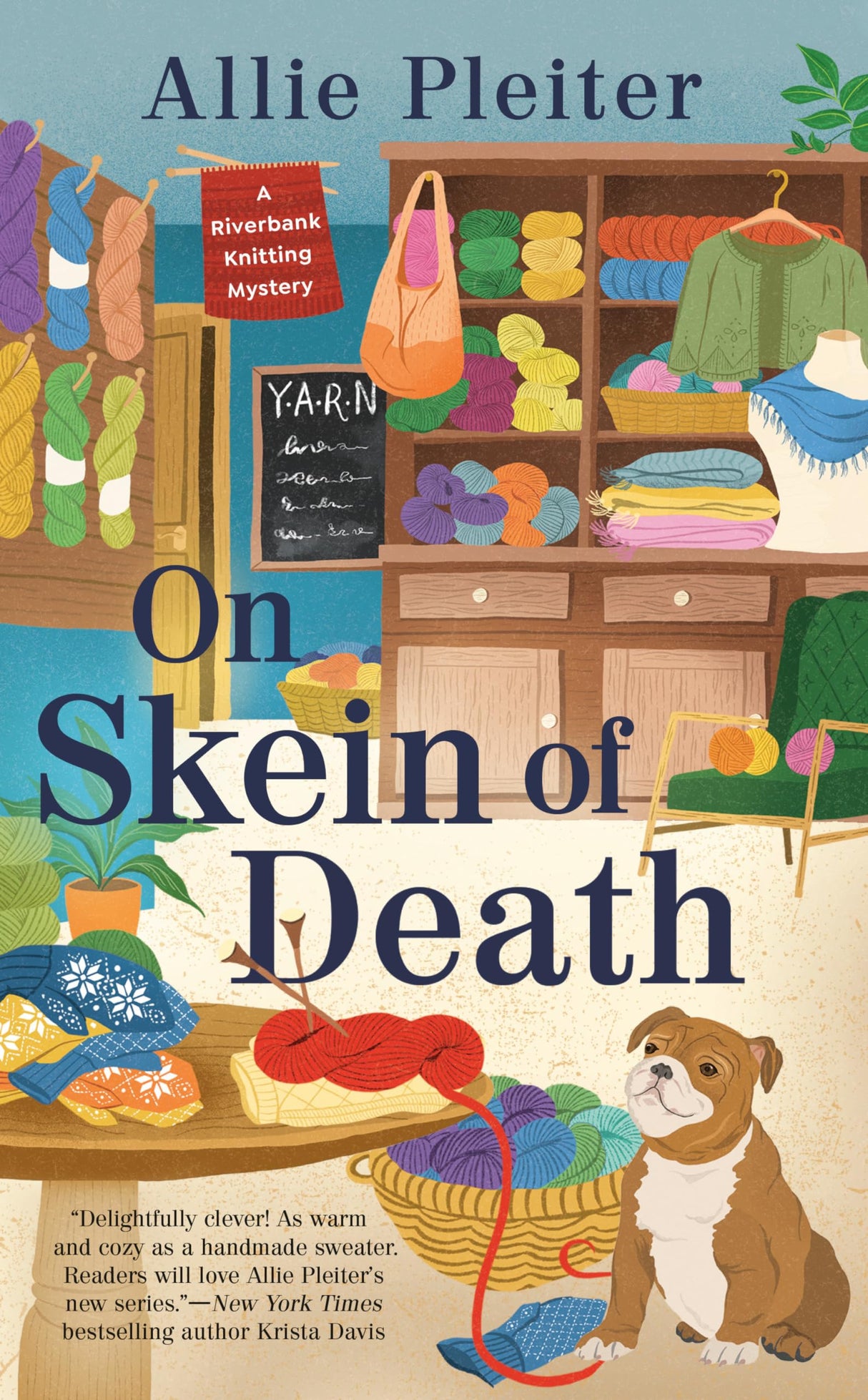 On Skein of Death: 1 (A Riverbank Knitting Mystery) - Retail Maharaj