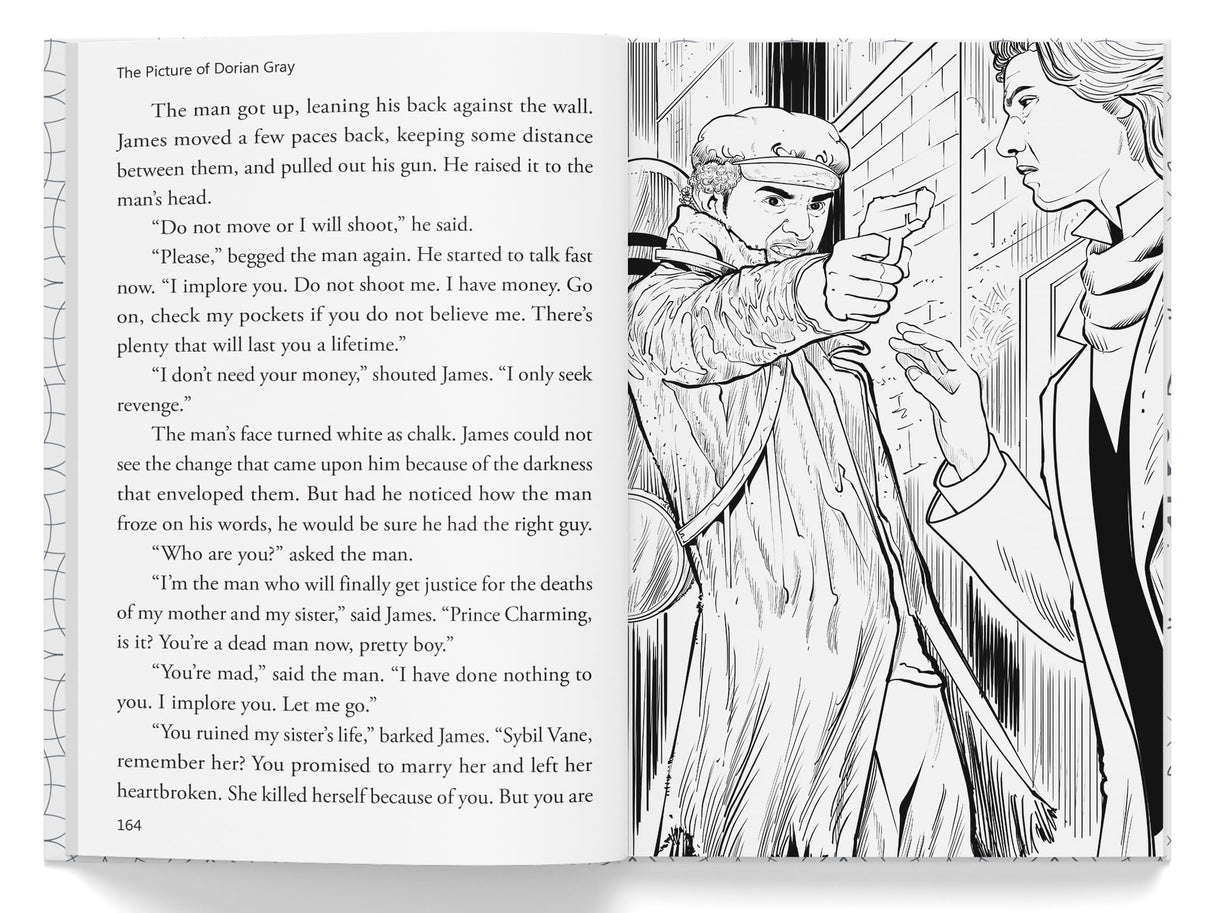 The Picture of Dorian Gray : Illustrated Abridged Children Classics English Novel with Review Questions - Retail Maharaj