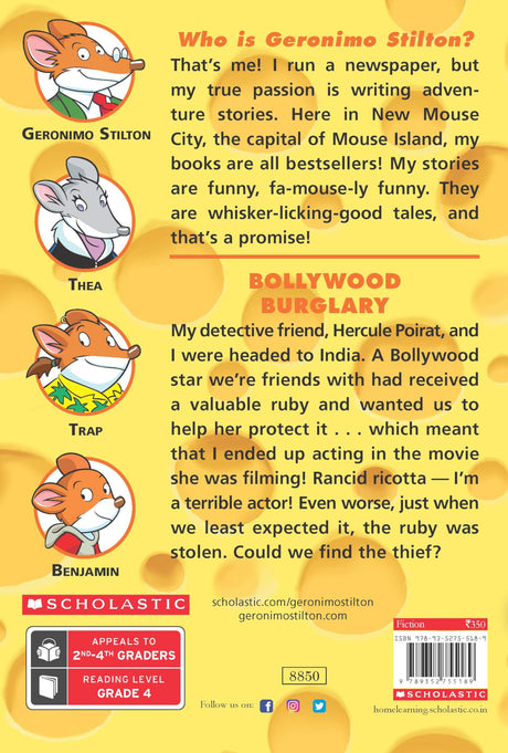 GERONIMO STILTON #65: BOLLYWOOD BURGLARY (PB) - Retail Maharaj
