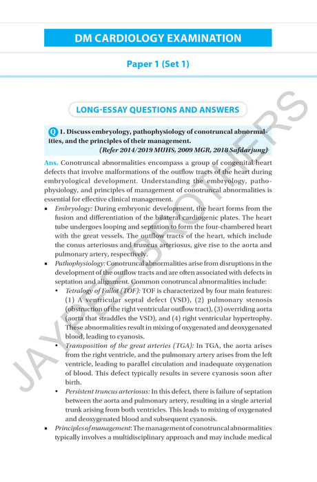 CARDIOLOGY EXAMINATION PAPER FOR DM (CARDIOLOGY) STUDENTS - Retail Maharaj