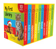 My First Library Pack 2: Boxset of 10 Board Books for Kids (Pack 2) | Includes Baby Objects, Baby Animals, Opposites, People at Work, Flowers, Food, Sea Animals, Things at Home, About Me & Toys | Early Learning Board Books for Babies, Toddlers & Preschool - Retail Maharaj