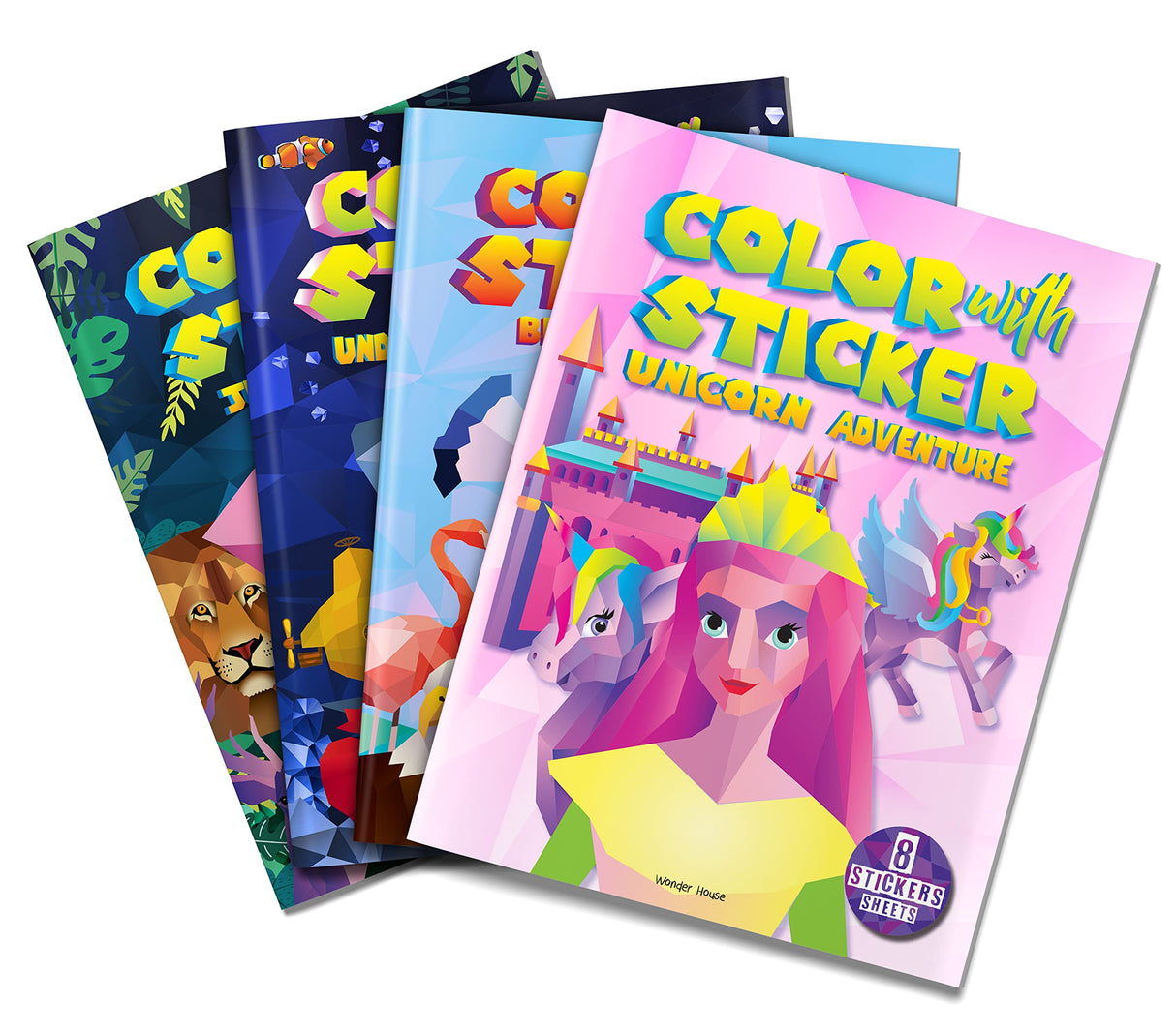 Color with Sticker - Unicorn Adventure - Retail Maharaj