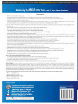 MASTERING THE BDS IIIRD YEAR (LAST 20 YEARS SOLVED QUESTIONS) - Retail Maharaj
