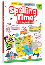 Spelling Time Activity Workbook – Book 2 | Fun Word Building & Practice Exercises | Ages 6–9 | Boost Spelling Skills Through Engaging Activities - Retail Maharaj