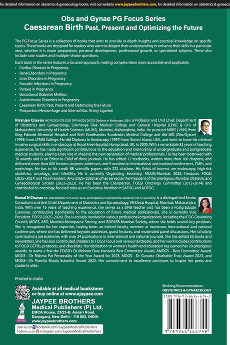 OBS AND GYNAE PG FOCUS SERIES CAESAREAN BIRTH PAST, PRESENT AND OPTIMIZING THE FUTURE - Retail Maharaj