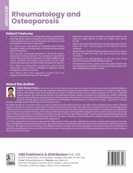 MEDICINE- Rheumatology and Osteoporosis (As per the Competency-based Medical Education Curriculum (NMC) for the Indian Medical Graduates - Retail Maharaj