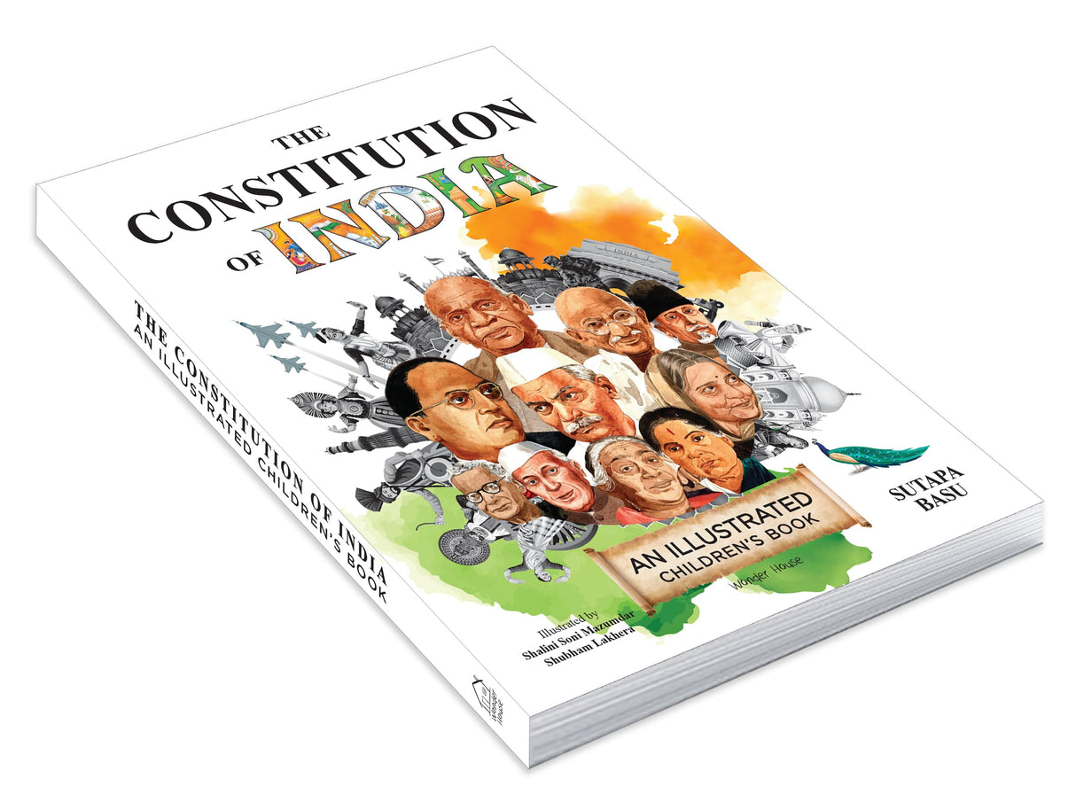 Constitution of India - illustrated book for children (Paperback-Perfect Binding) - Retail Maharaj