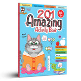 201 Amazing Activity Book: Fun Activities and Puzzles | Spot the Difference, Logical Reasoning, Patterns & Tracing | Ages 6–10 | 5+ Hours of Fun and Learning - Retail Maharaj