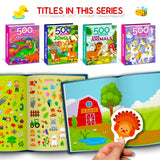 My First 500 Farm Animals Sticker Activity Book for Kids, Children and Toddlers – Fun Activity with Coloring – Ages 3+ Years - Retail Maharaj