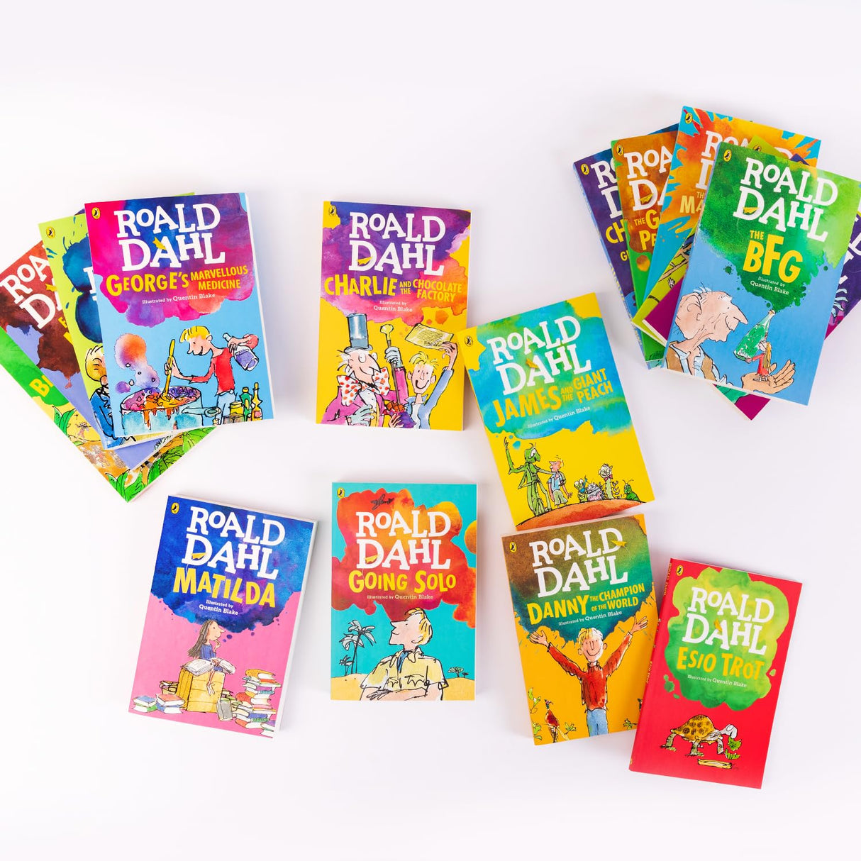Roald Dahl Complete Collection (16 Book Boxset): Children’s Books Gift Set Featuring Matilda, Charlie and the Chocolate Factory, The BFG, The Witches & More - Retail Maharaj