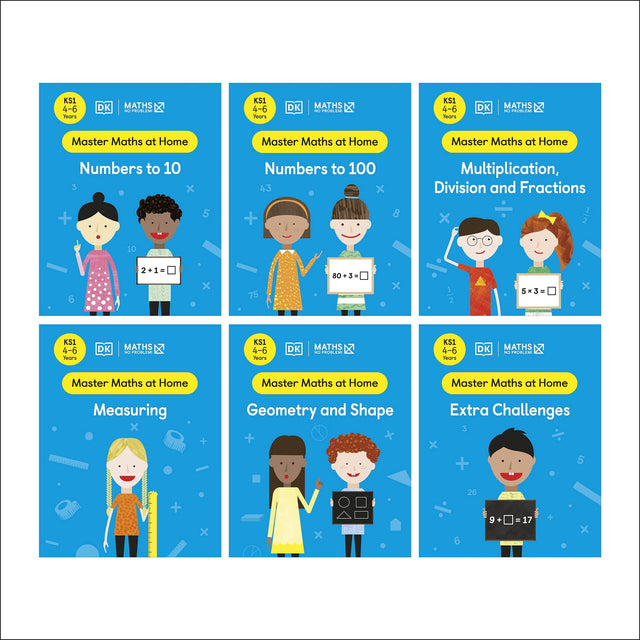 Maths ― No Problem! Collection of 6 Workbooks, Ages 4-6 (Key Stage 1) - Retail Maharaj