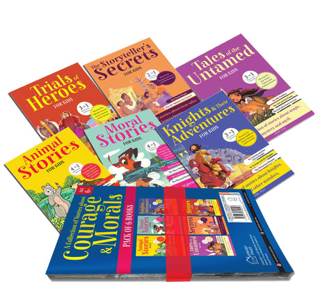A Collection of Stories about Courage and Morals (Pack of 6 books) Batch 1 - Retail Maharaj