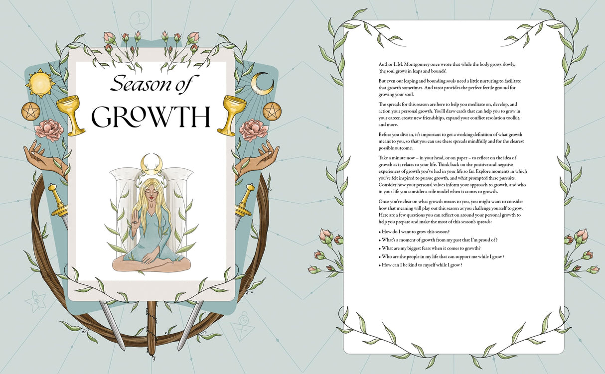 Tarot Spreads Yearbook: 52 Tarot Spreads for Getting to Know Yourself (Verbena Yearbooks) - Retail Maharaj