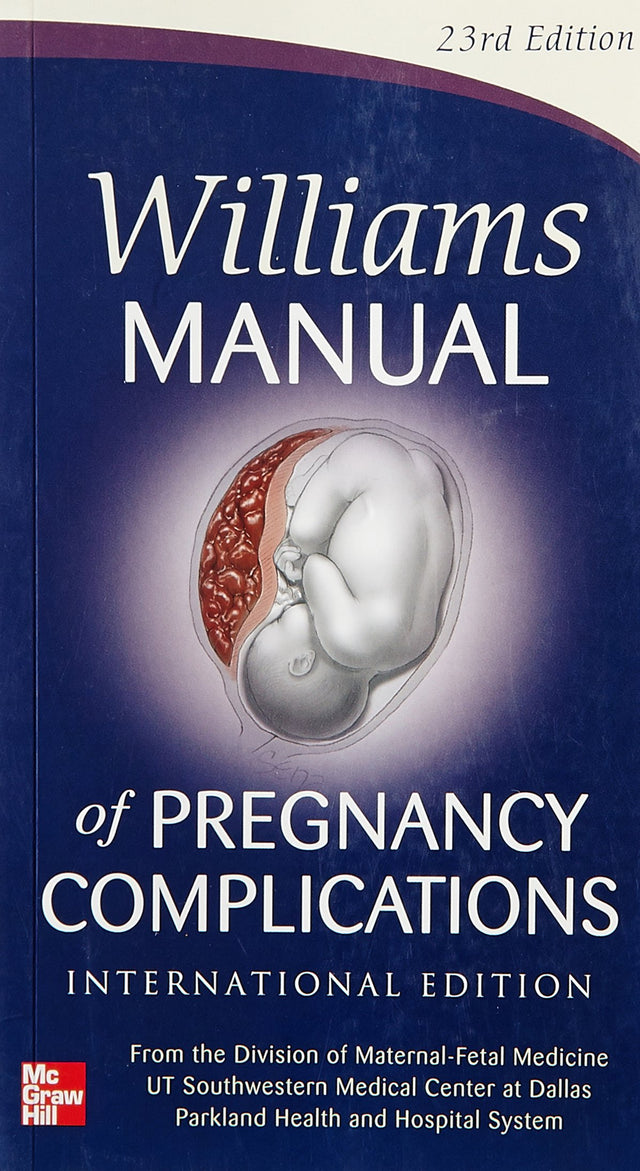 William`S Manual Of Pregnancy Complications - Retail Maharaj