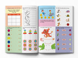 201 Brain Booster Activity Book - Fun Activities and Exercises For Children | Tracing & Pattern, Colors & Shapes, Maze | Ages 5 and up | 1.5 hours of fun time - Retail Maharaj