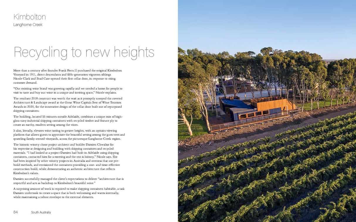 Through the Cellar Door: Australia's Beautiful Wineries and Vineyards, Their Design and Architecture - Retail Maharaj