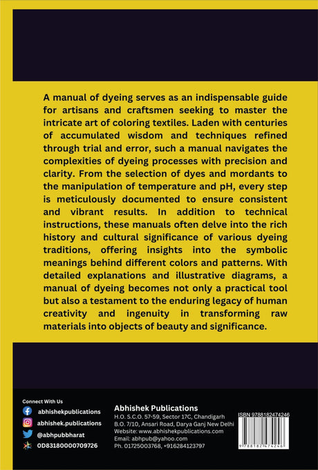 A Manual of Dyeing - Retail Maharaj