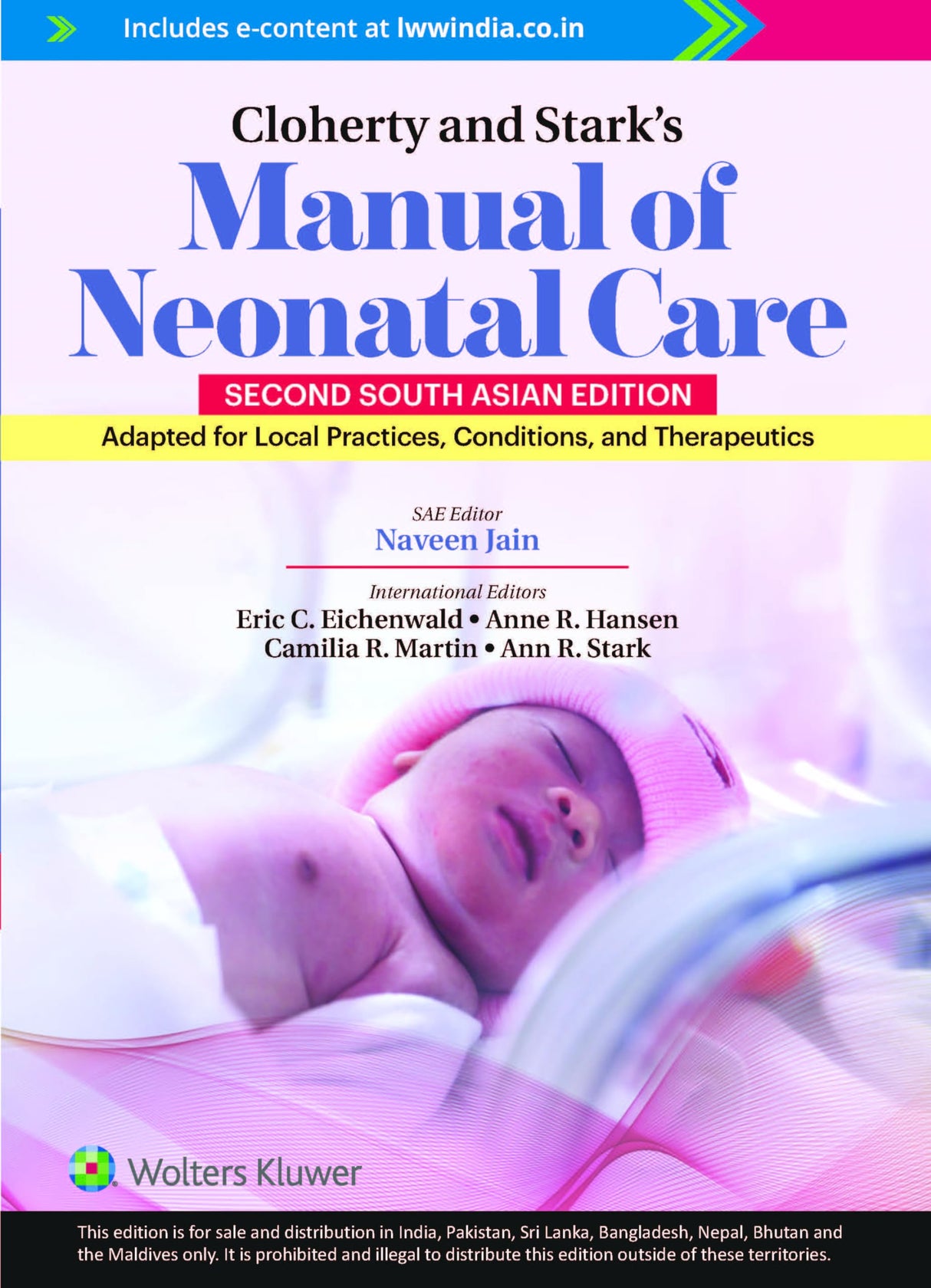 Cloherty and Stark’s Manual of Neonatal Care, 2nd South Asian ed - Retail Maharaj
