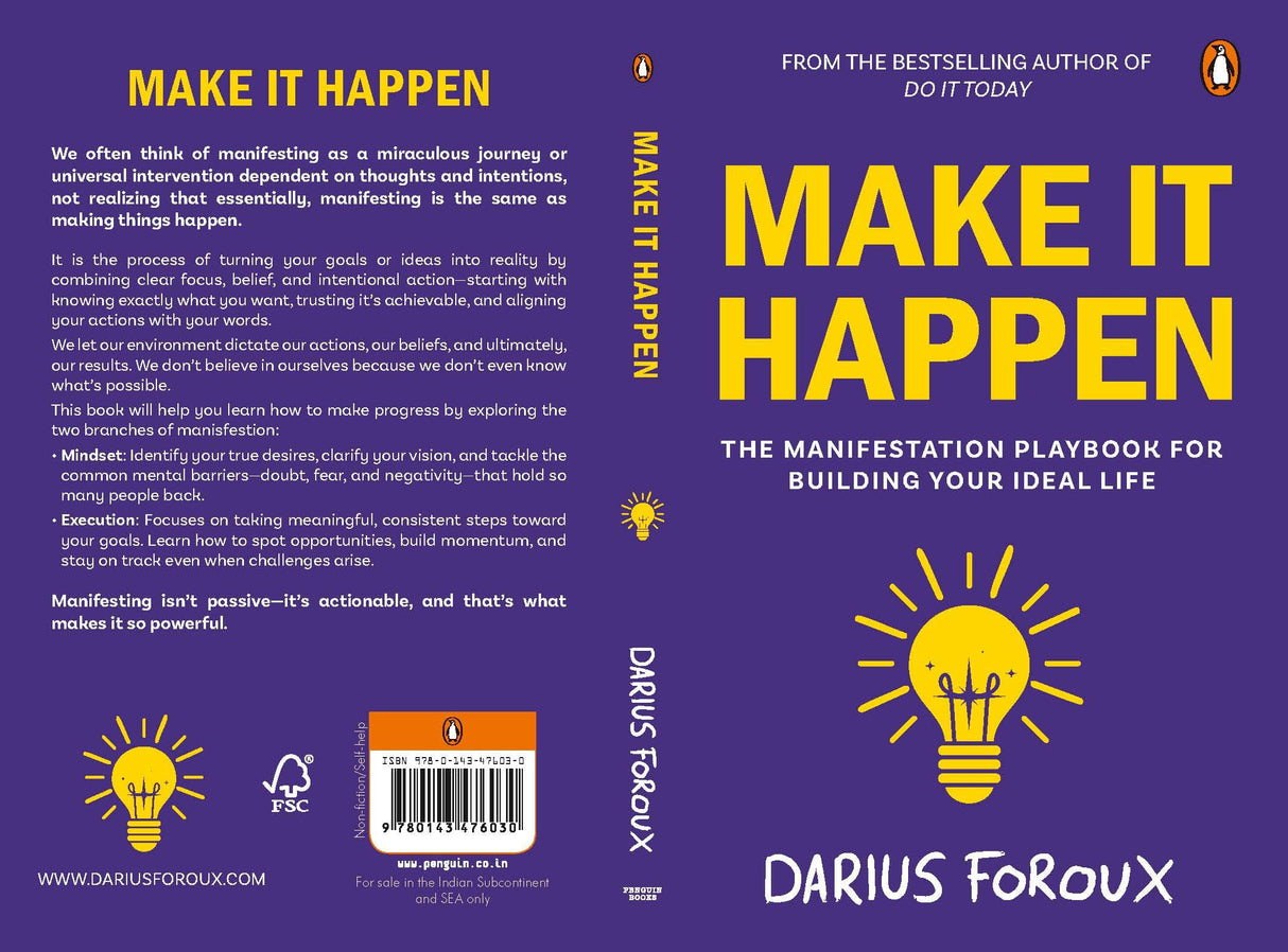Make It Happen: The Manifestation Playbook for Building Your Ideal Life - Retail Maharaj