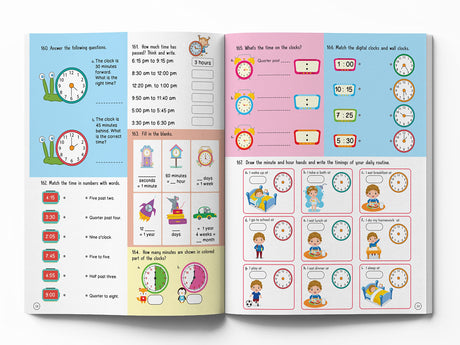 201 Maths Activity Book: Fun Activities and Practice Sheets | Learn Counting, Addition & Subtraction | Ages 4–7 | 3 Hours of Interactive Learning - Retail Maharaj
