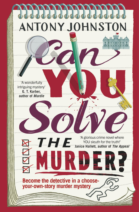 Can You Solve the Murder?: Investigate your own murder mystery and control the story in this interactive crime novel and puzzle book for adults - Retail Maharaj