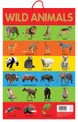 Wild Animals - Early Learning Educational Posters : Perfect For Kindergarten, Nursery and Homeschooling (19 Inches X 29 Inches) - Retail Maharaj