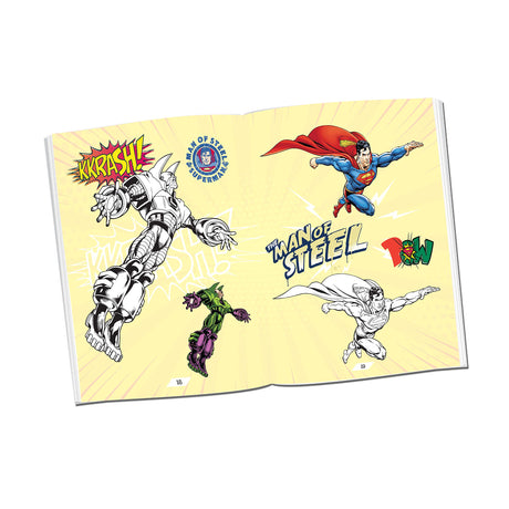 Superman Copy Colouring Book – Pack of 5 | Fun & Creative Activity Books for Kids | Colourful Illustrations of Superman, Superhero Adventures, and Hours of Entertainment for Young Fans - Retail Maharaj